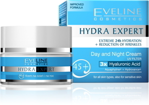 Kem dưỡng Ngày Đêm 45+ Eveline Hydra Expert Day and Night Cream 45+