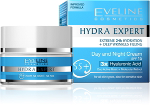 Eveline Hydra Expert Day and Night Cream 55+