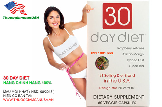 30 Day Diet - Sự lựa chọn sản phẩm hỗ trợ giảm cân hoàn hảo