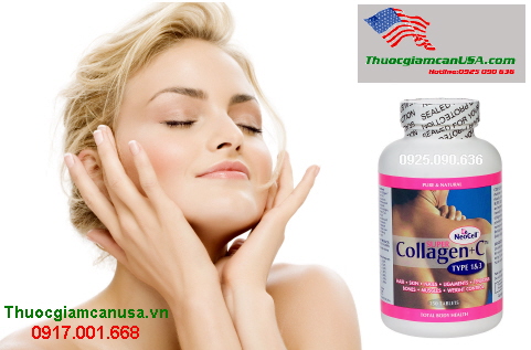 Collagen+C ( hàng Mỹ ) chai 350 viên