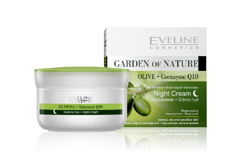Eveline Garden of Nature Olive + Q10 Night Cream - Kem dưỡng Đêm