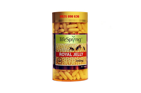 Sữa Ong Chúa LifeSpring Royal Jelly 1000mg chính hiệu từ Úc